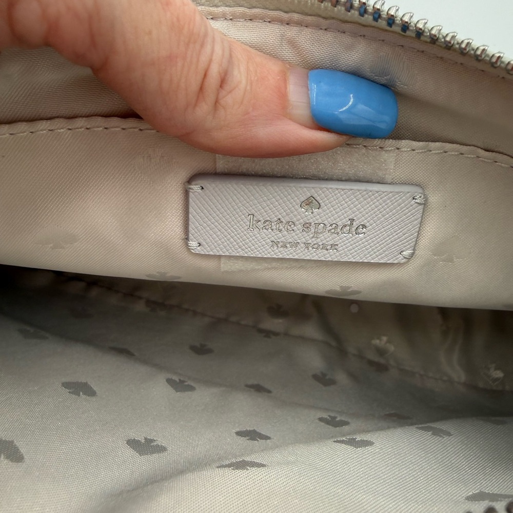 kate spade Light Gray Crossbody with Silver Glitter Base - Picture 5 of 11